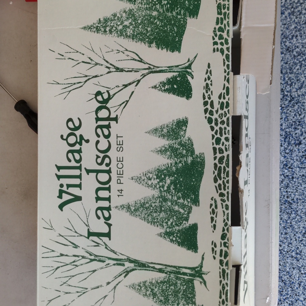 Department 56 Village Landscape 12 pieces